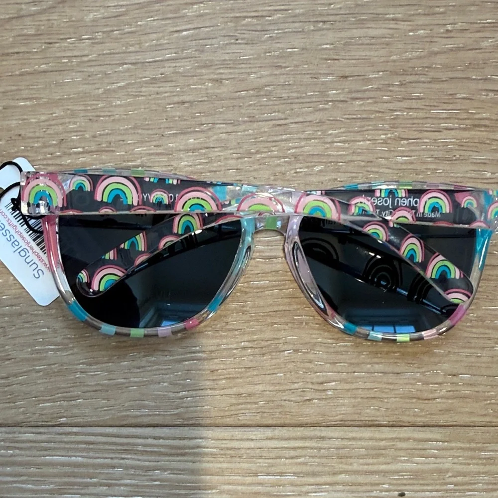 NWT Stephen Joseph Bundle of 2 Pair of Kids Sunglasses - Pink and Multicolor